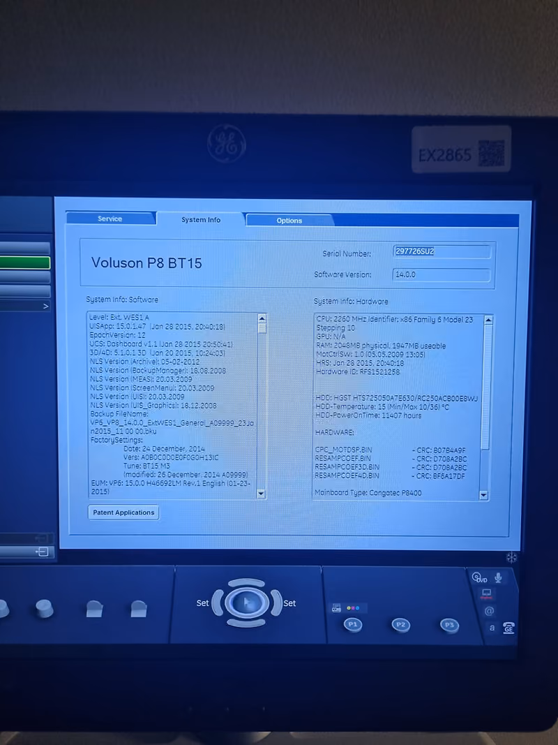 2015 GE Voluson P8, photo 5