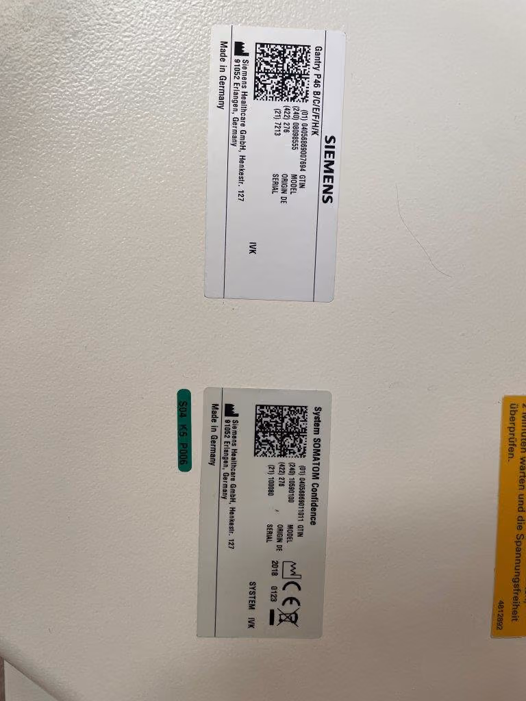 2018 Siemens Somatom Confidence 64 Slice, photo 11