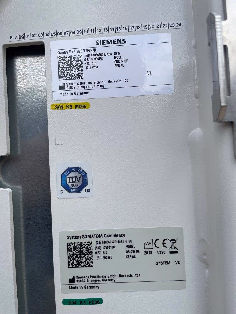 2018 Siemens Somatom Confidence 64 Slice, photo 14