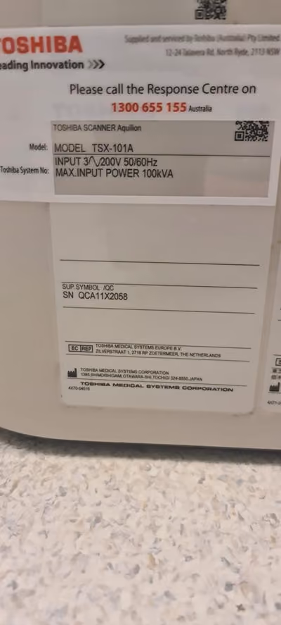 2011 Toshiba Aquilion CXL 128, photo 6