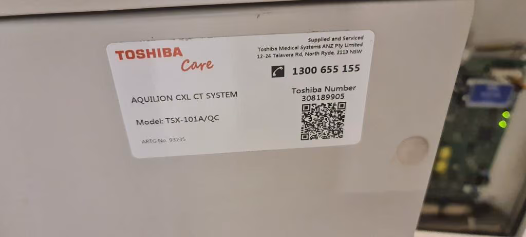 2011 Toshiba Aquilion CXL 128, photo 8