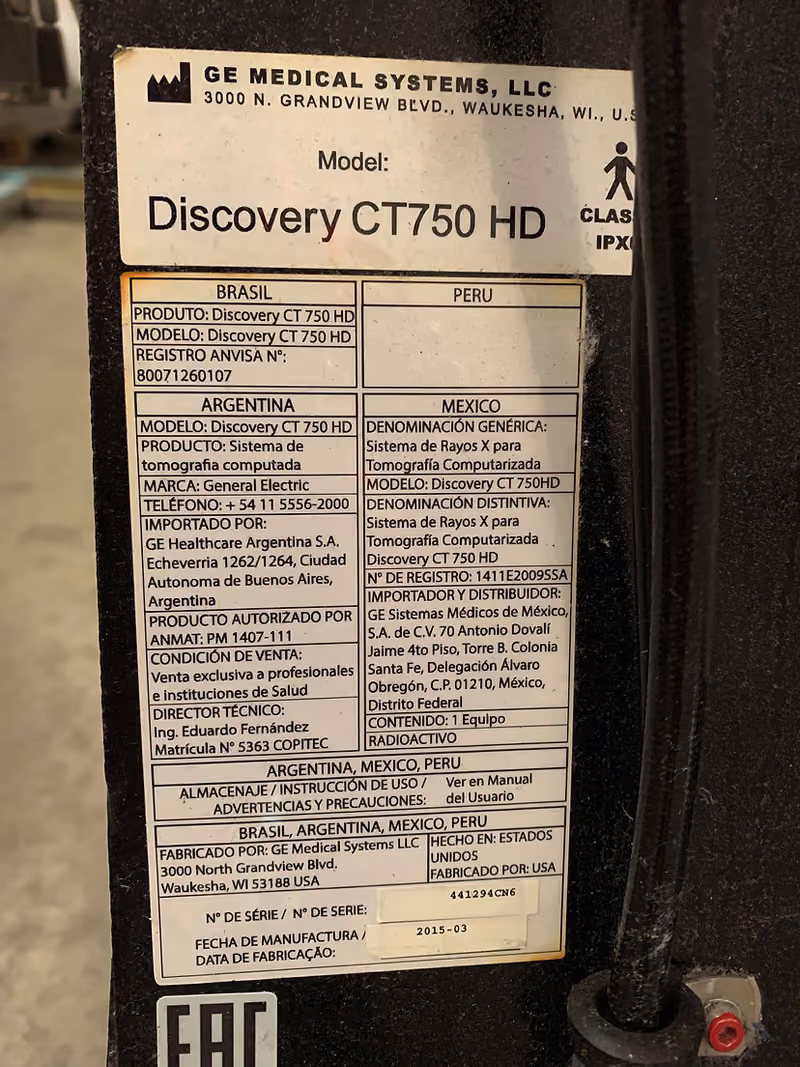 2015 GE Discovery 750HD, photo 6