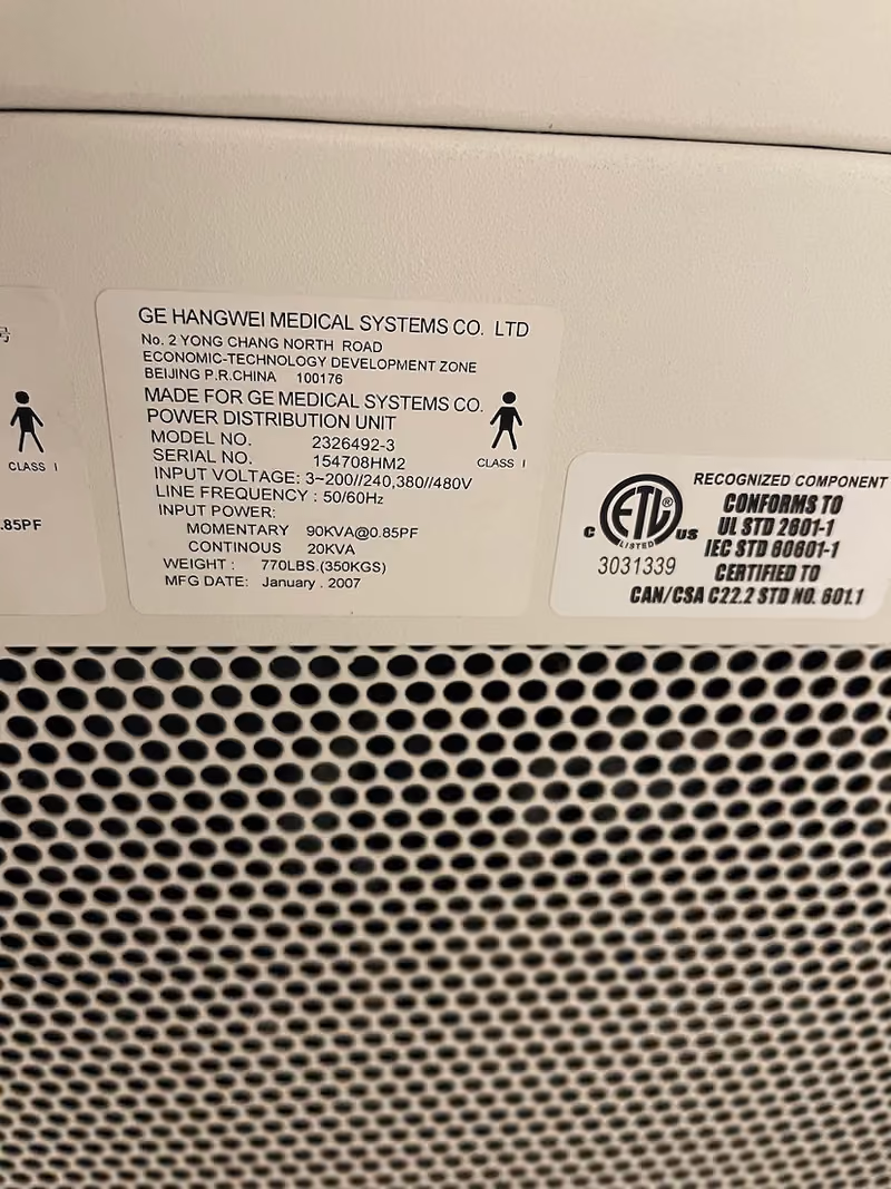 2007 GE Brightspeed 16 CT, photo 7
