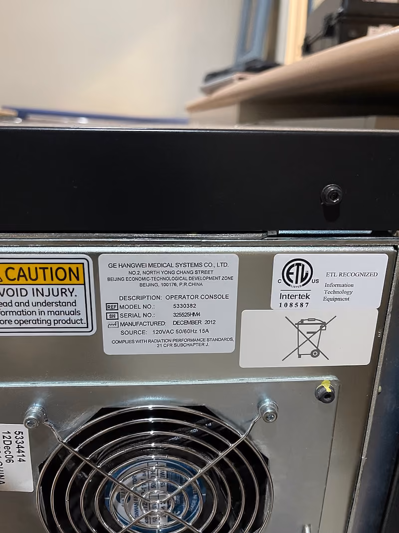 2007 GE Brightspeed 16 CT, photo 9