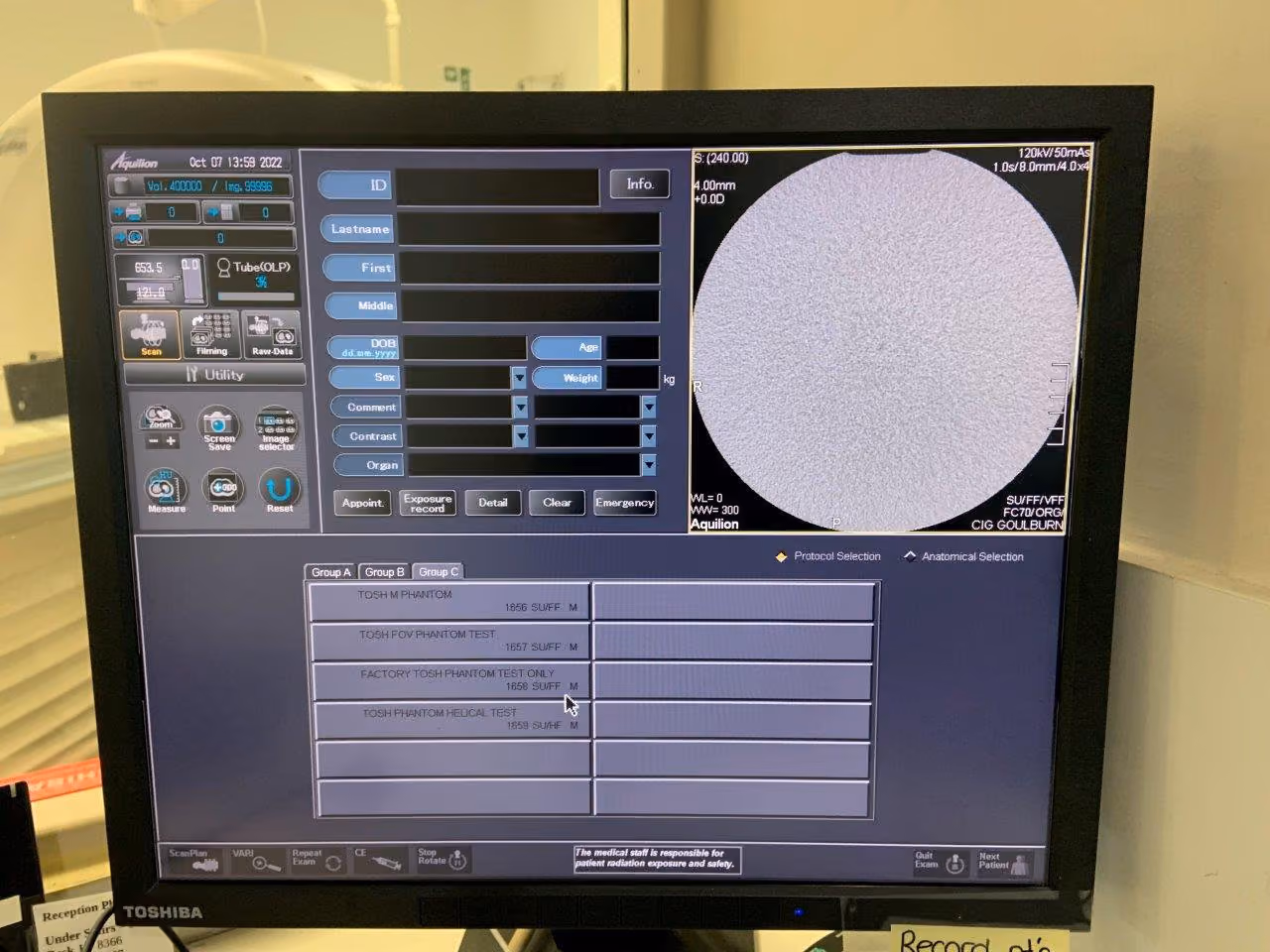 2012 Toshiba Aquilion CXL 128 Slice, photo 8