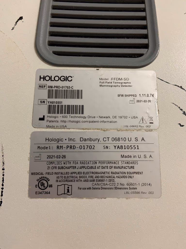 2012 Hologic Selenia Dimensions Mammo with Tomo & Tomo Biopsy, photo 5