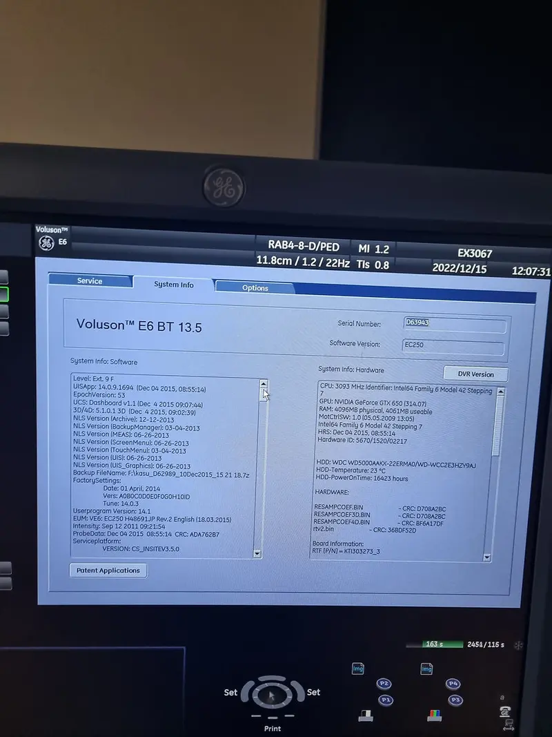 2015 GE Voluson E6 BT 13.5, photo 4