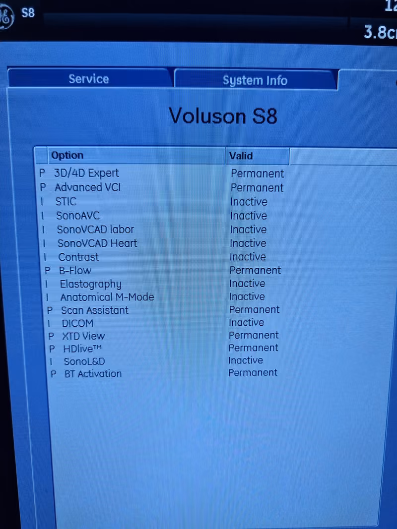 2014 GE Voluson S8, photo 7