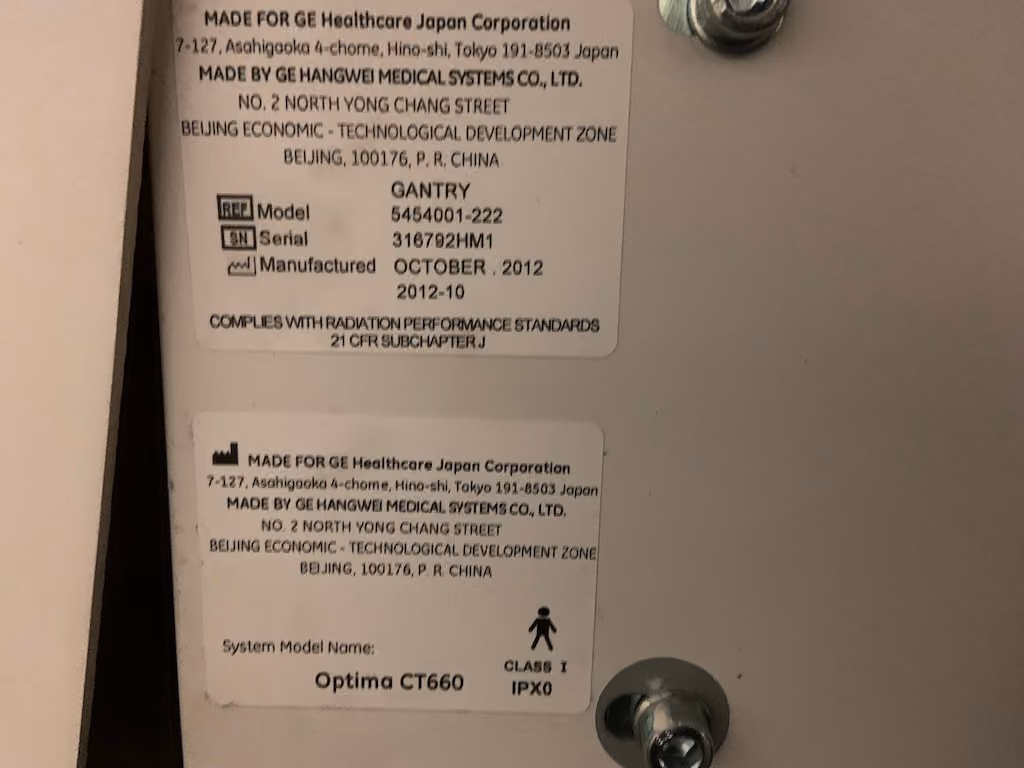 2012 GE Optima 660 128 Slice, photo 12