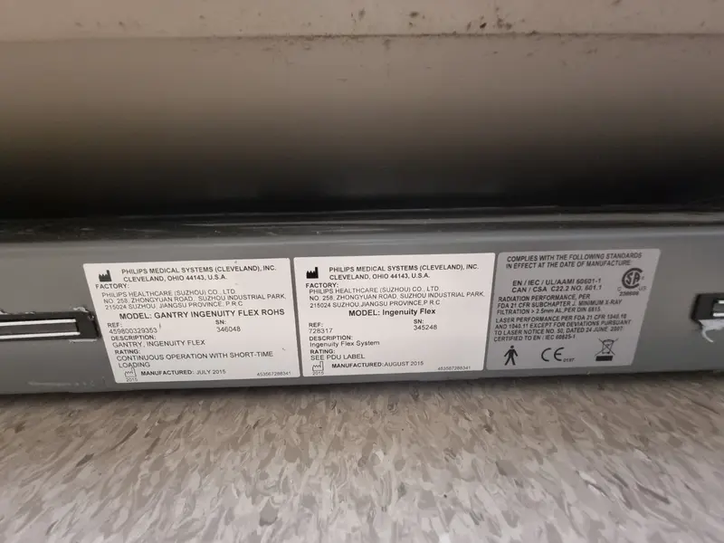 2015 Philips Ingenuity Flex 16 Slice, photo 3