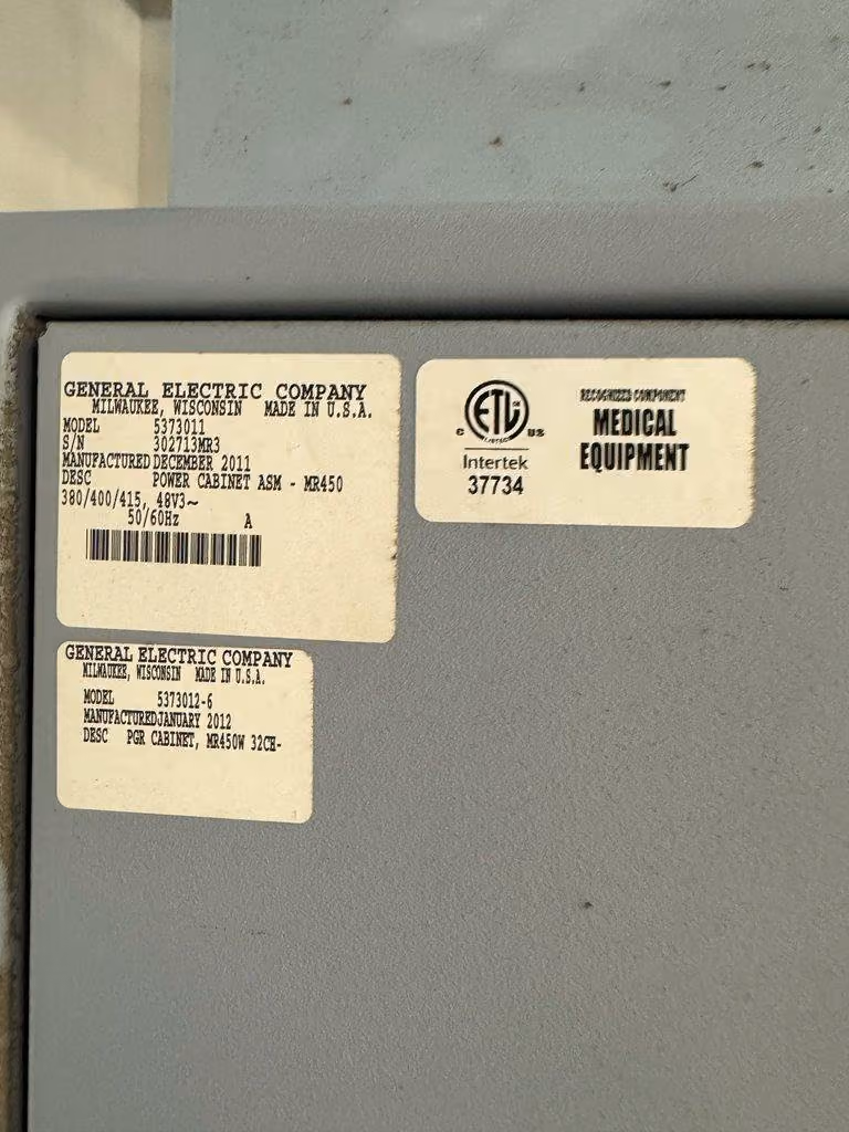 2012 GE 1.5T Optima MR450w GEM, photo 9