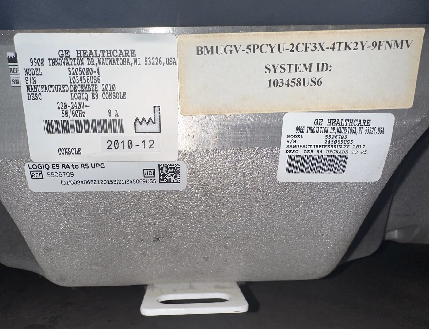 2010 GE Logiq E9, photo 9