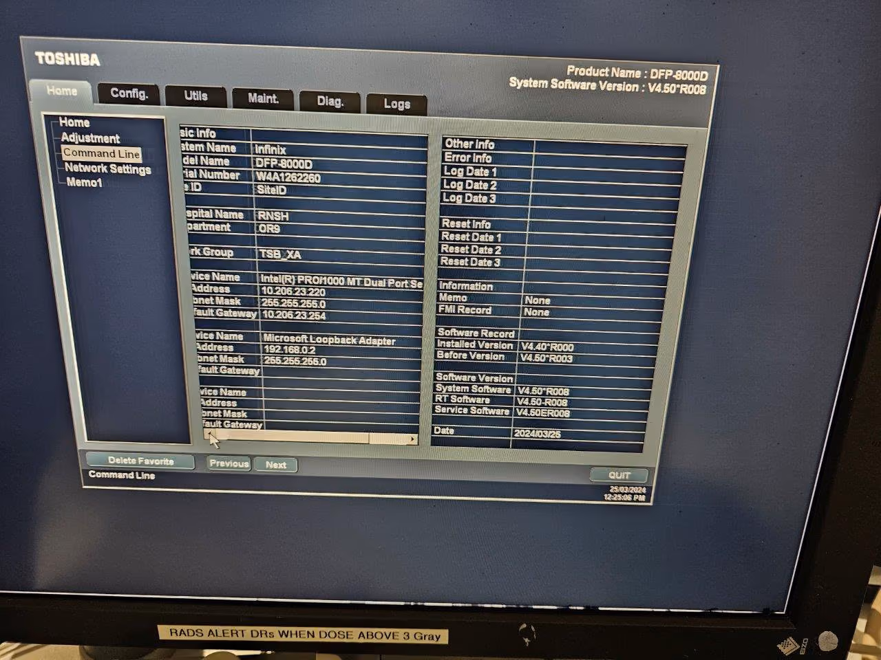 2012 Toshiba Infinix 8000C, photo 8