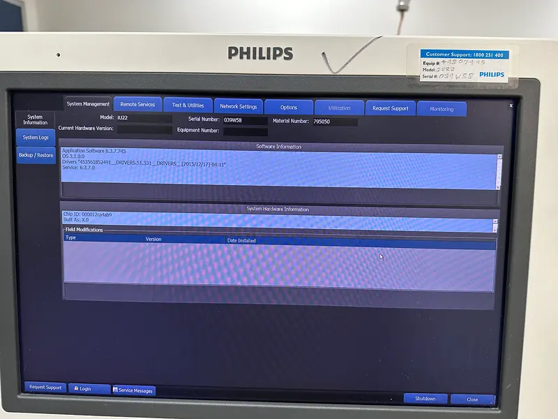 2010 Philips iU22 Cart F.3, photo 4