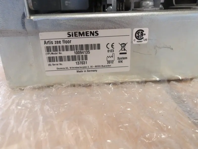 2011 Siemens Artis Zee Floor Mounted, photo 2