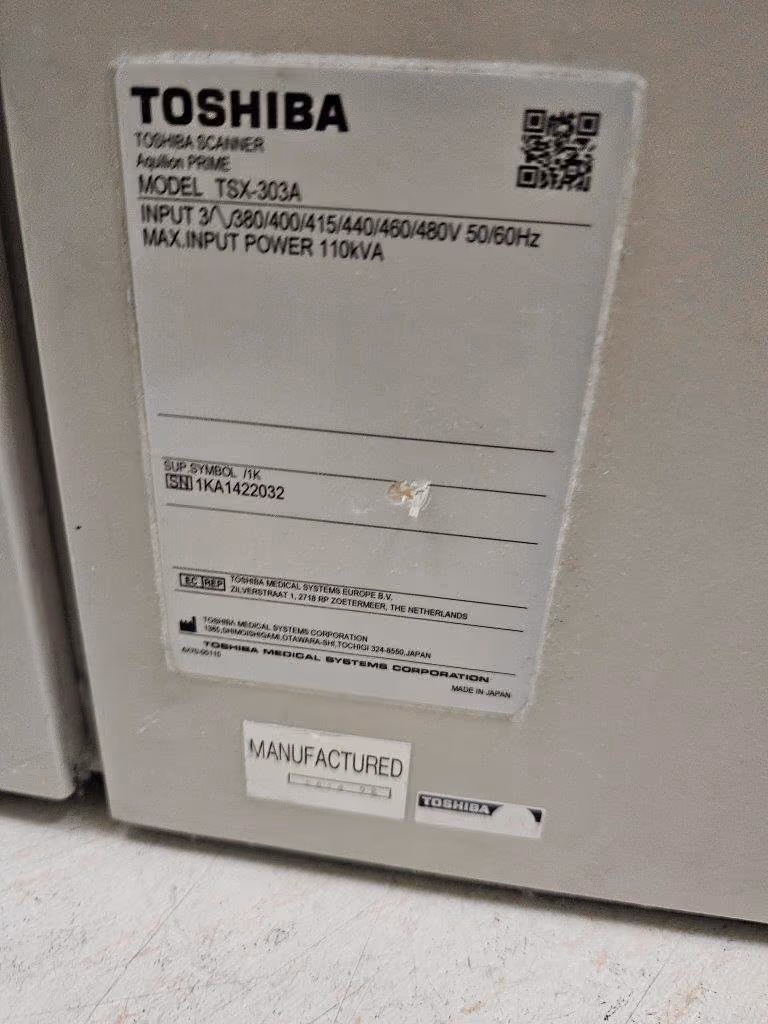 2014 Toshiba Aquilion Prime 80 Slice, photo 3