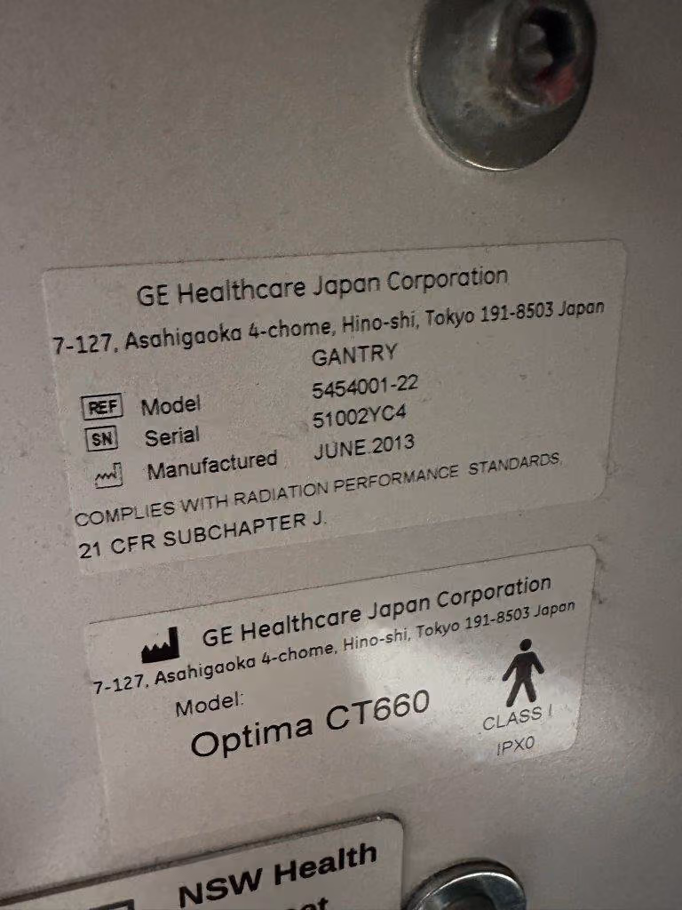 2013 GE Optima 660 128 Slice with ASIR, photo 11