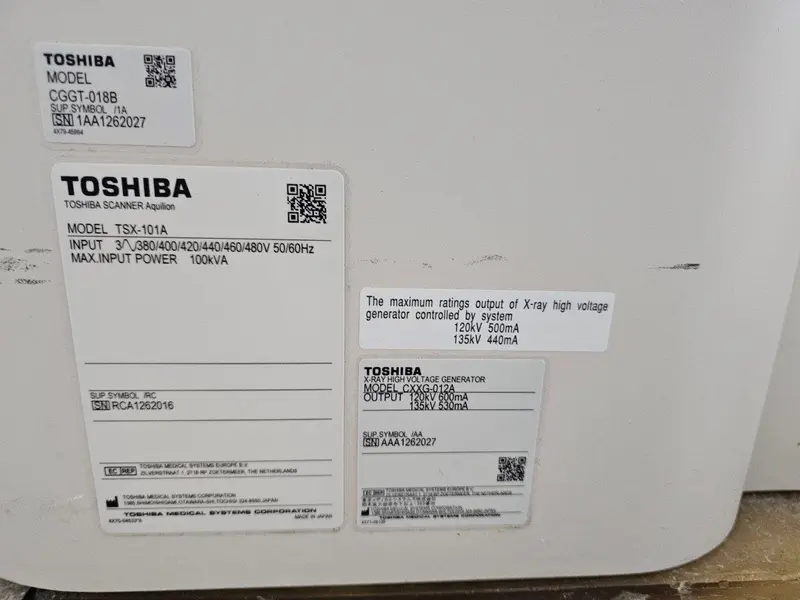 2012 Toshiba Aquilion RXL, photo 2
