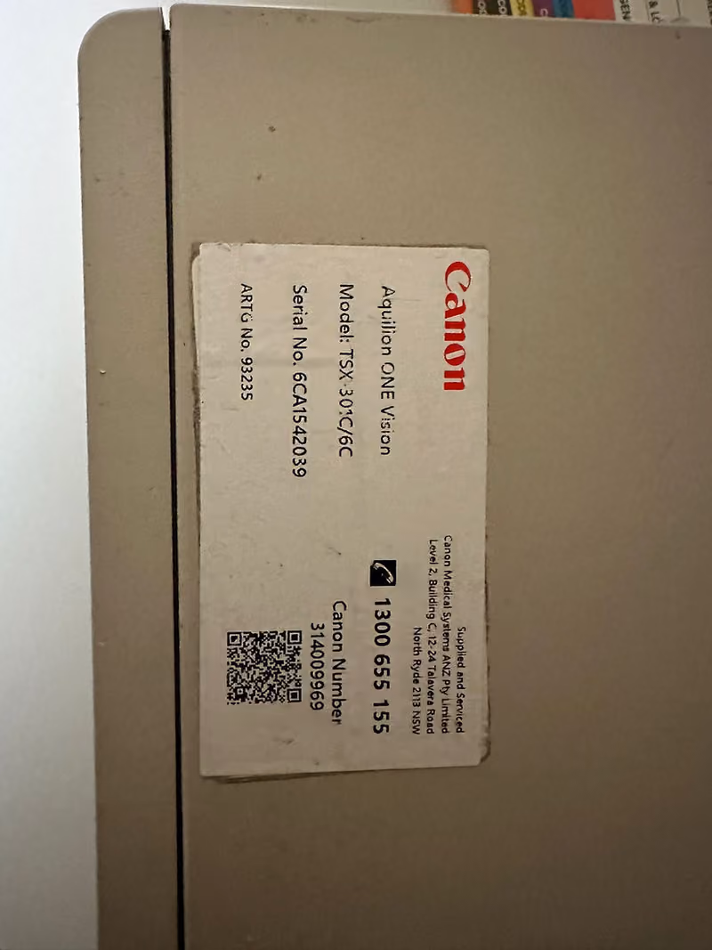 2015 Toshiba Aquilion One 640 Slice, photo 7