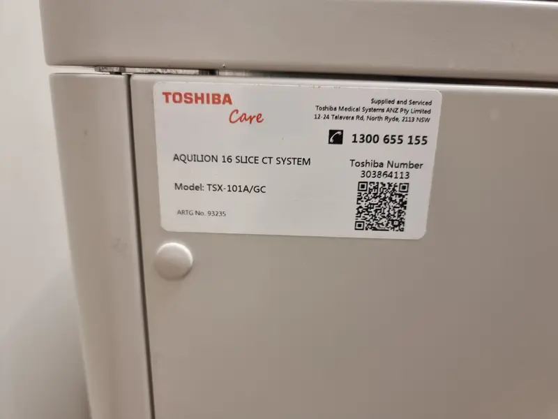 2008 Toshiba Aquilion 16 Slice – Upgraded to 32 Slice, photo 4