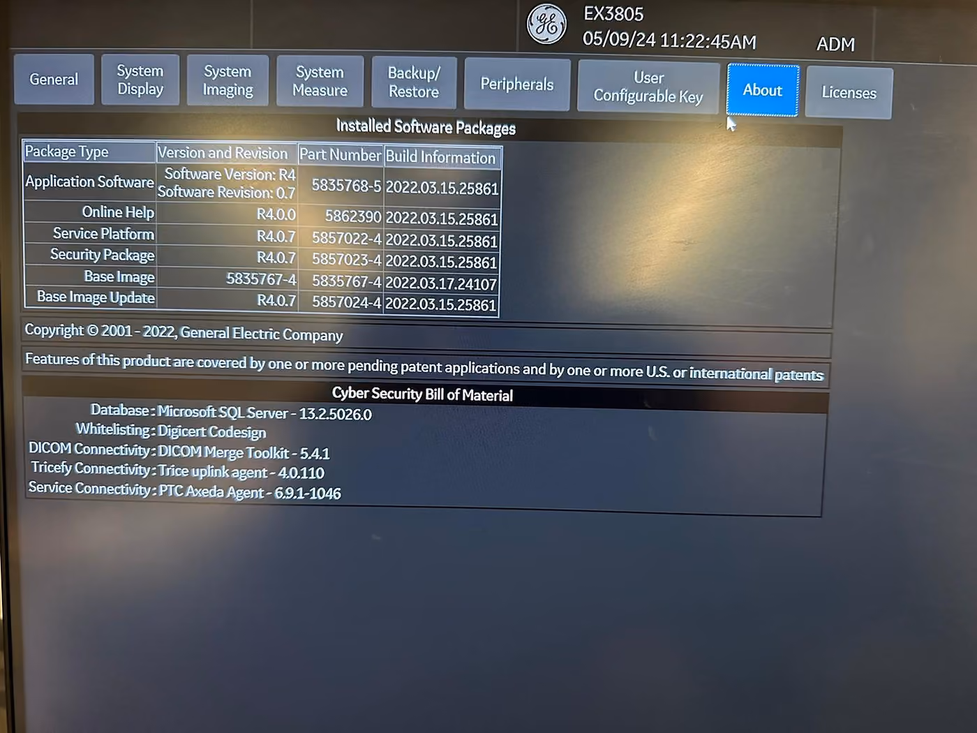 2022 GE Logiq P9, photo 5