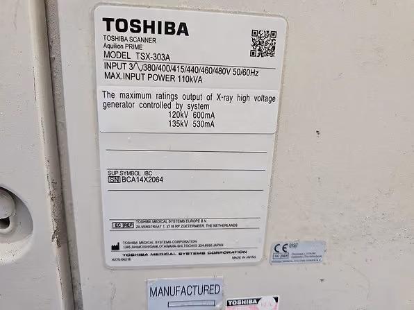 2014 Toshiba Aquilion Prime 160 Slice, photo 11