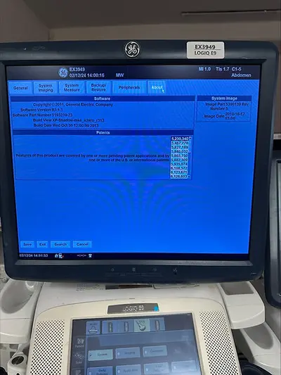 2010 GE Logiq E9, photo 3