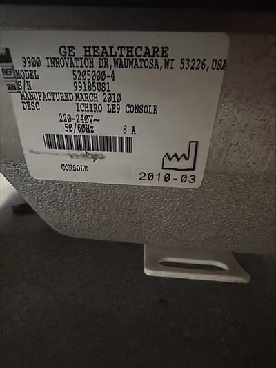 2010 GE Logiq E9, photo 5