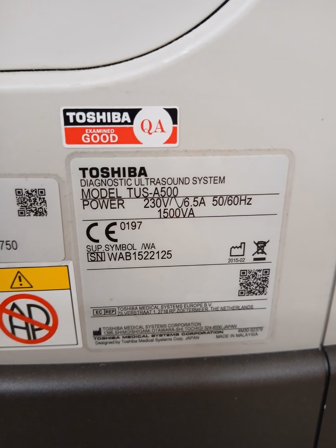 2015 Toshiba Aplio 500, photo 7