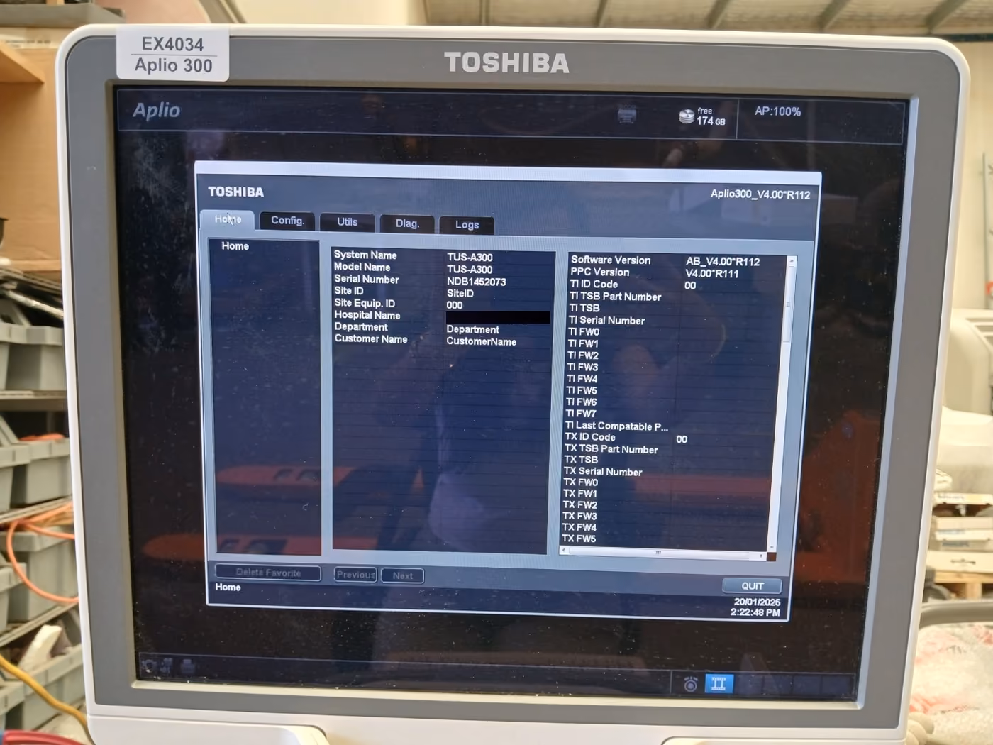 2014 Toshiba Aplio 300, photo 5