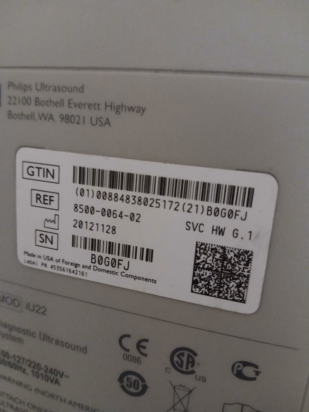 2012 Philips iU22 Cart G.1, photo 9