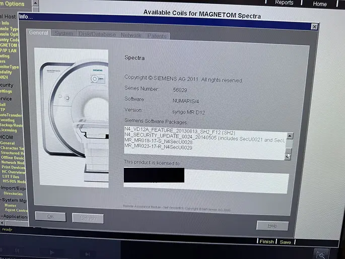 2012 Siemens Spectra 3T MRI, photo 3