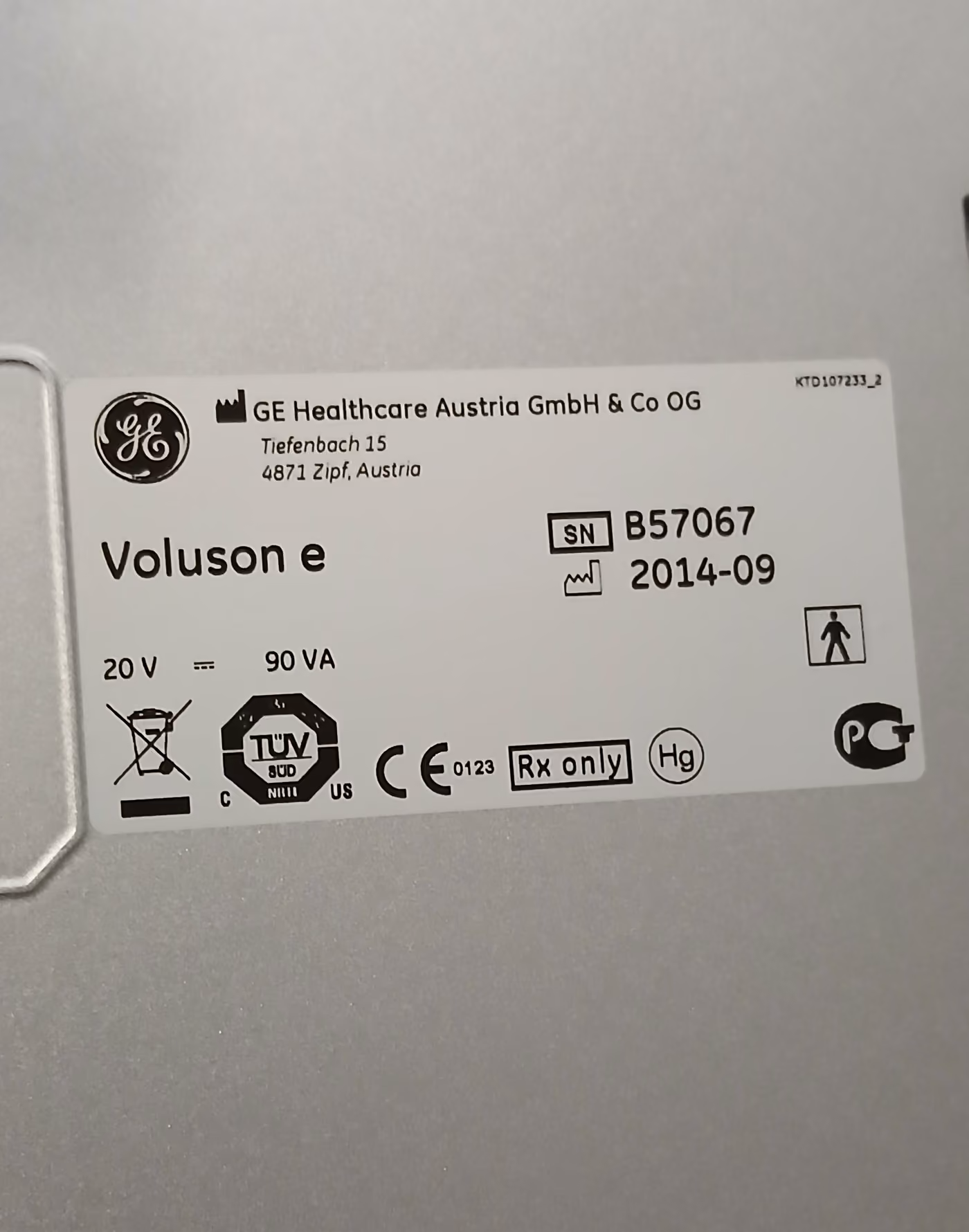 2014 GE Voluson e BT14, photo 7