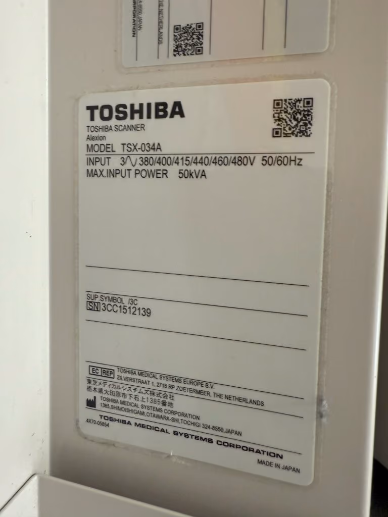 2015 Toshiba Alexion 16 Slice, photo 12
