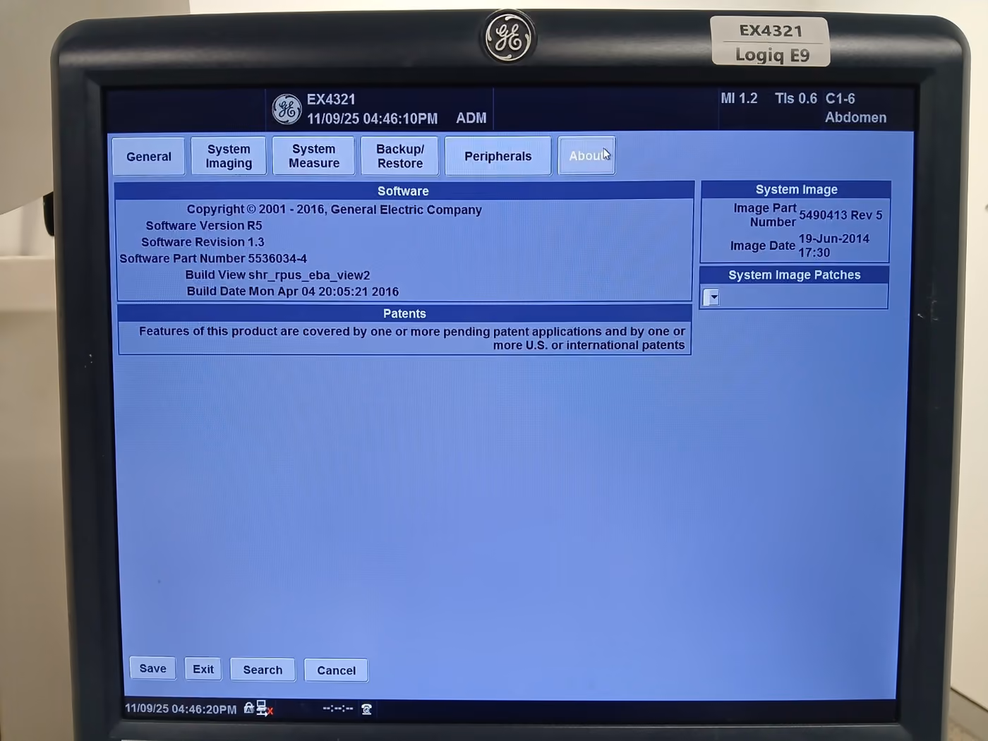 2015 GE Logiq E9, photo 6