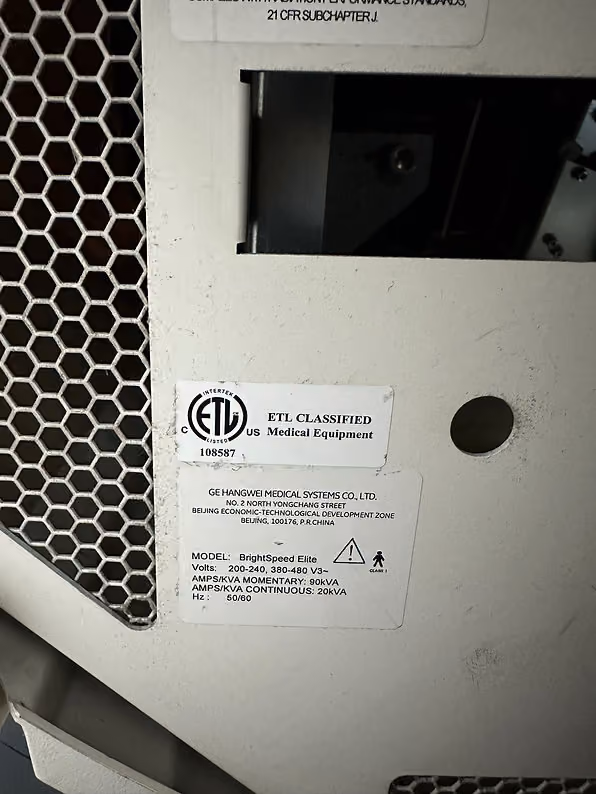 2010 GE Brightspeed 16 Slice, photo 9