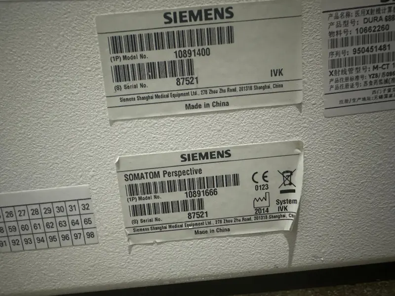 2014 Siemens Somatom Perspective 32 Slice, photo 2