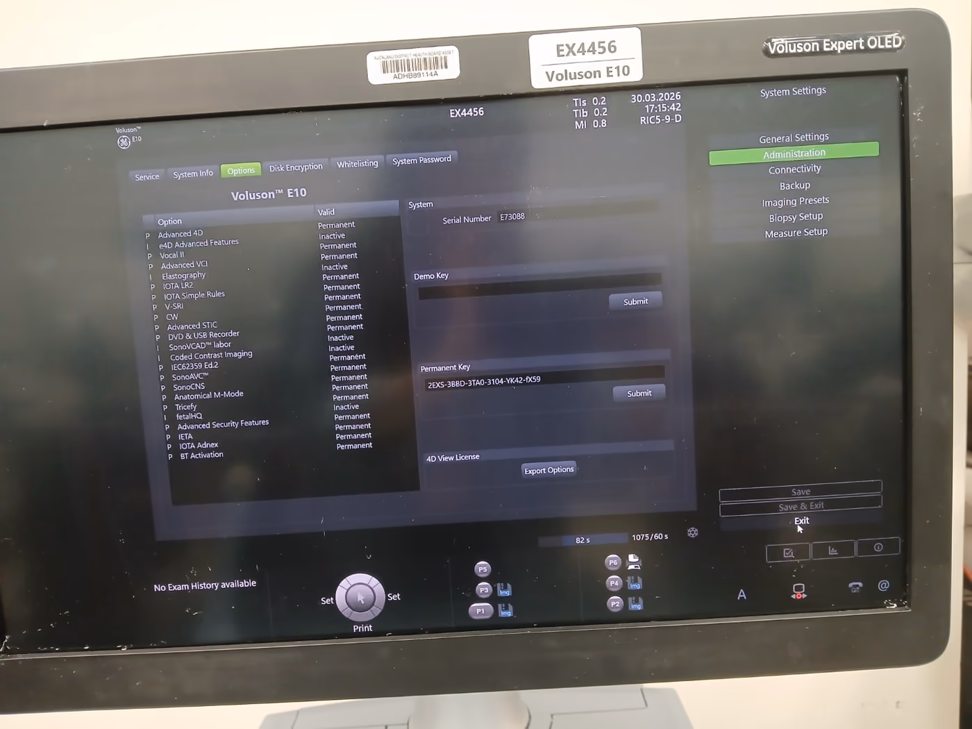2019 GE Voluson E10, photo 7