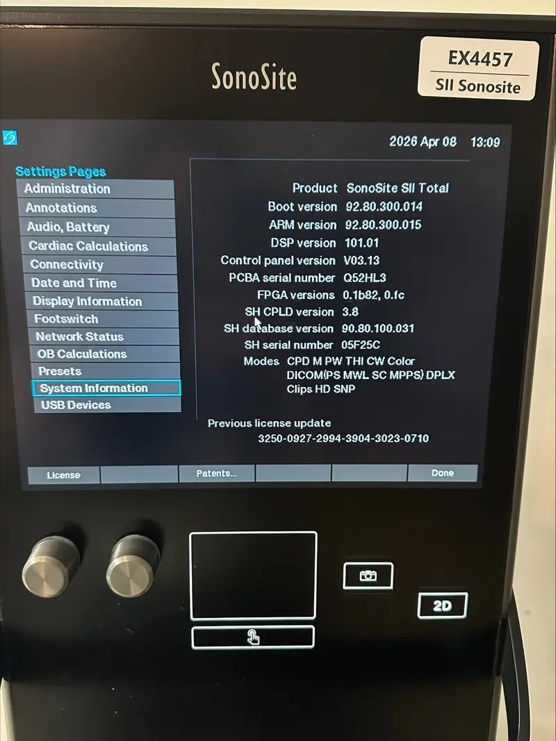2019 Fujifilm Sonosite SII, photo 3