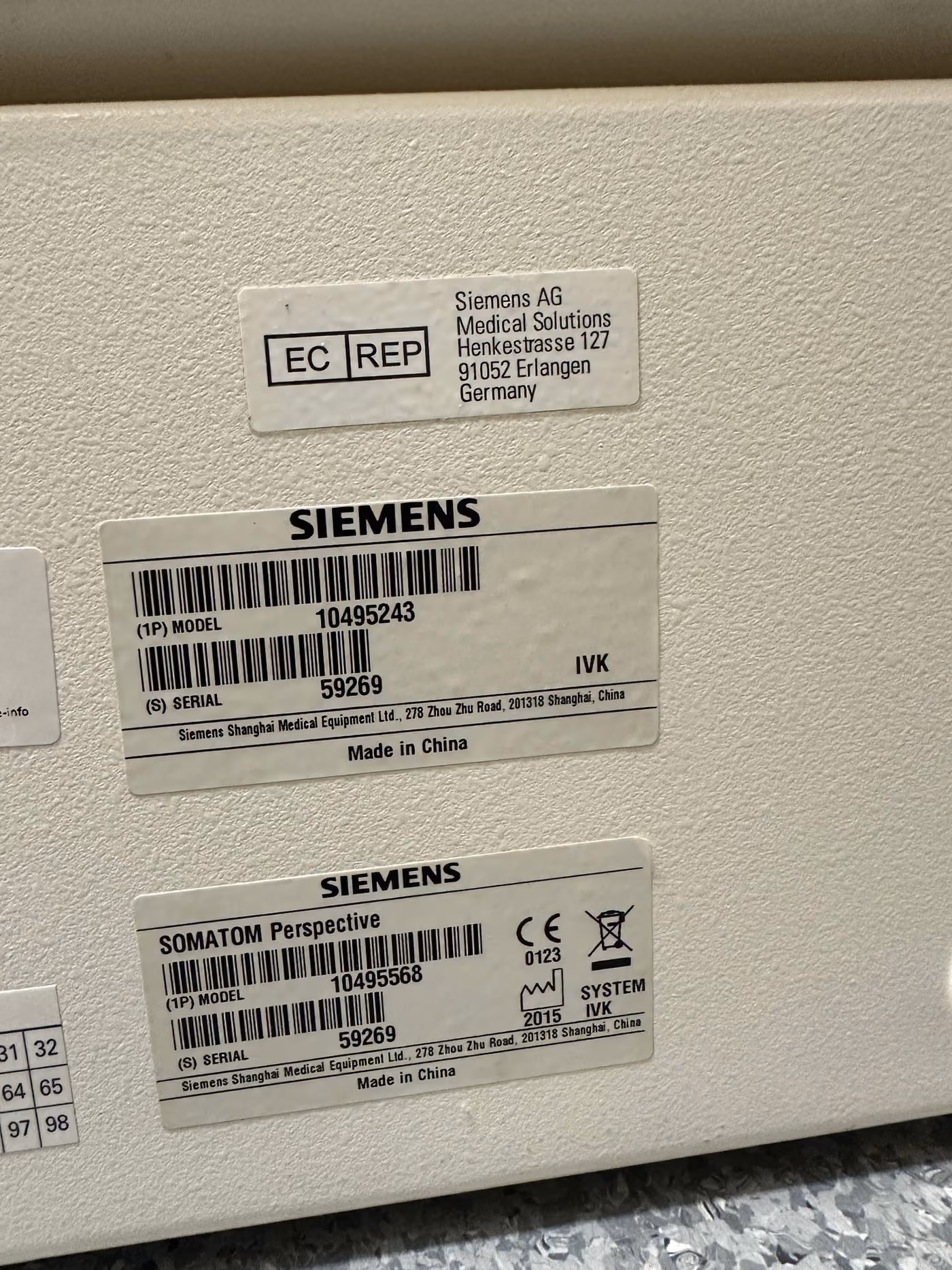 2015 Siemens Somatom Perspective 64 Slice, photo 8