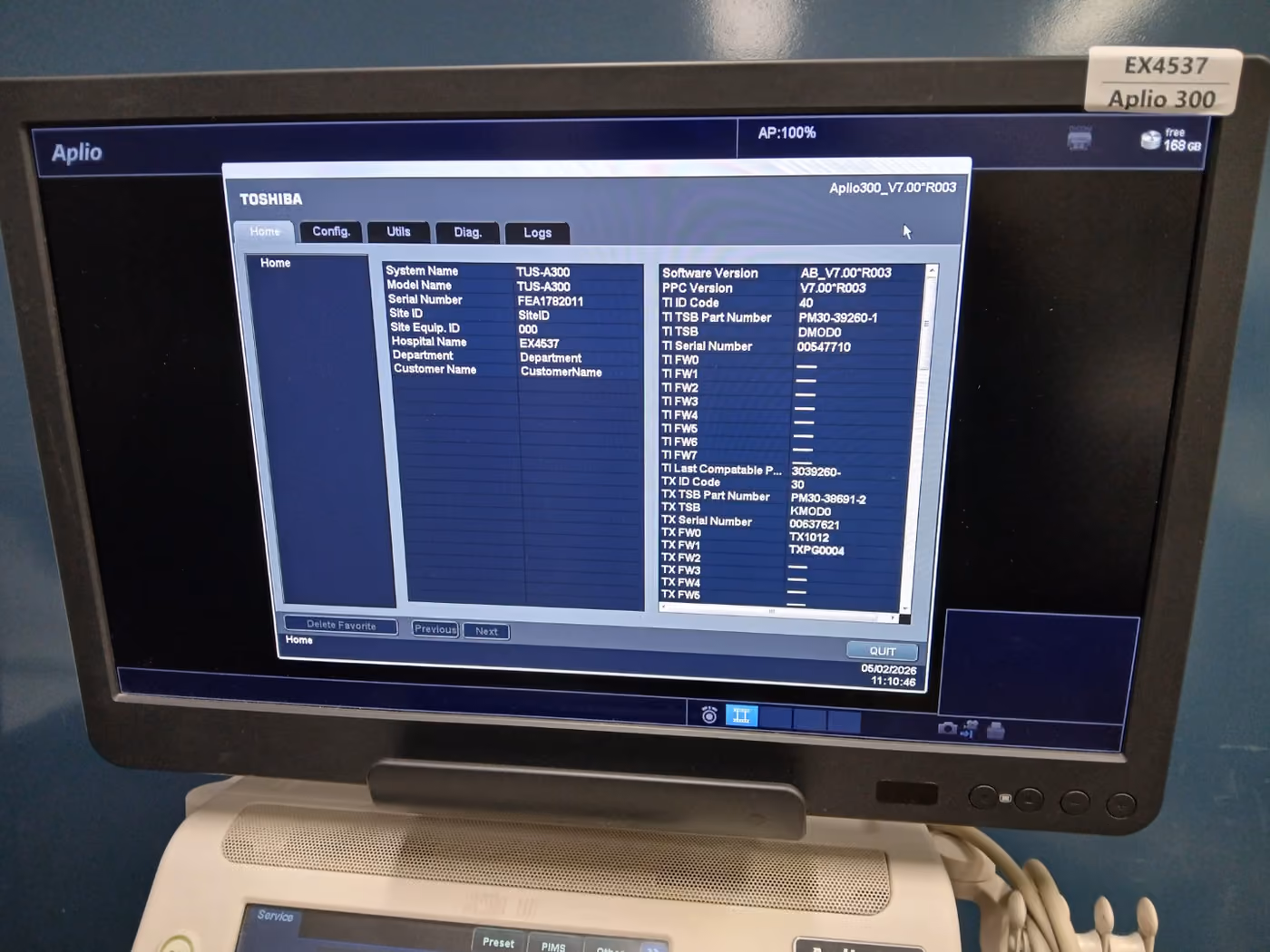 2017 Toshiba Aplio 300, photo 5