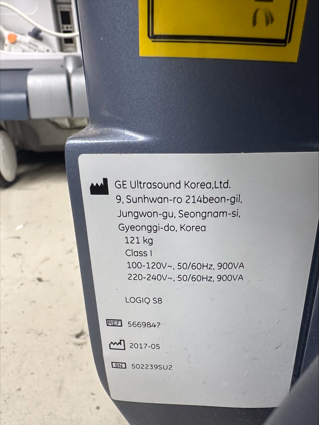 2017 GE Logiq S8 XD Clear, photo 9