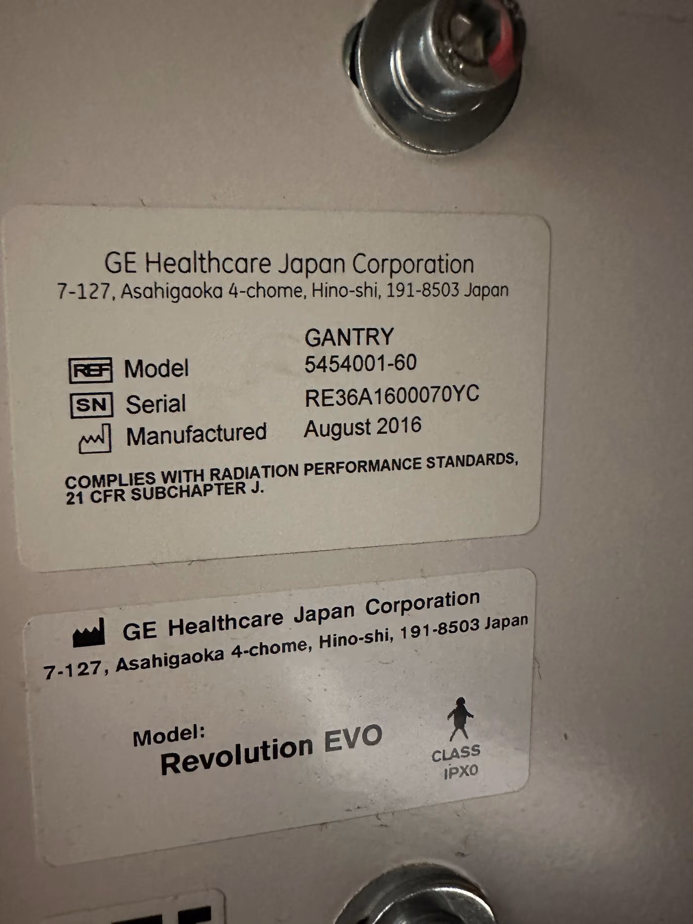 2016 GE Revolution Evo 128 Slice, photo 8