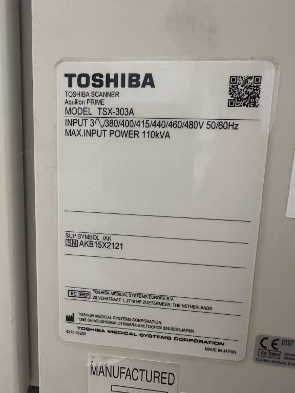 2015 Toshiba Aquilion Prime 80 Slice, photo 11