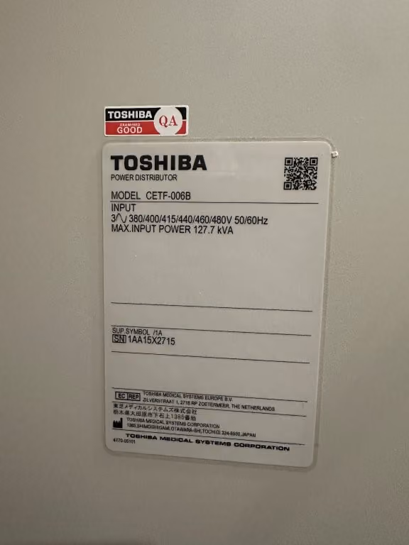 2015 Toshiba Aquilion Prime 80 Slice, photo 12