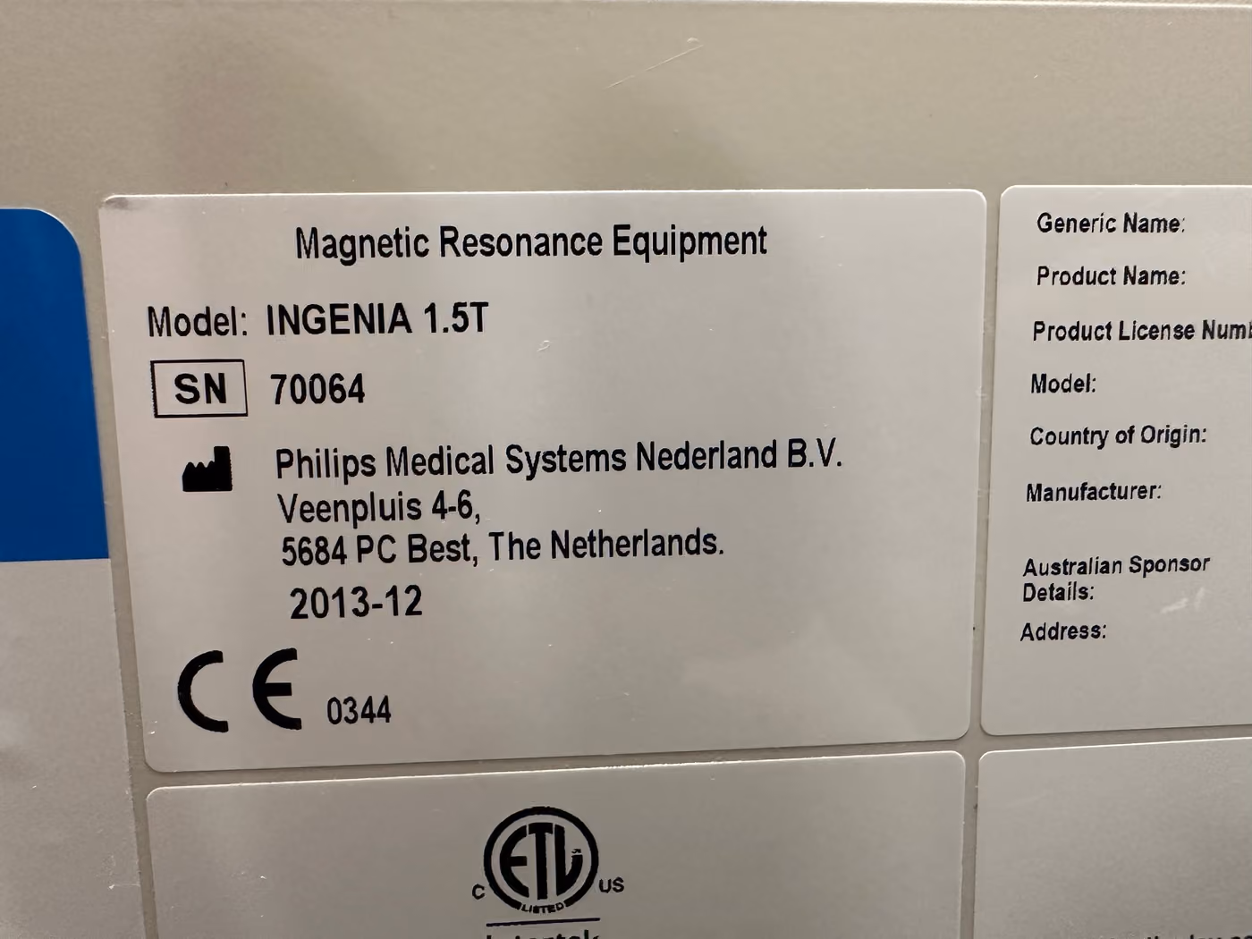 2014 Philips Ingenia 1.5T, photo 13