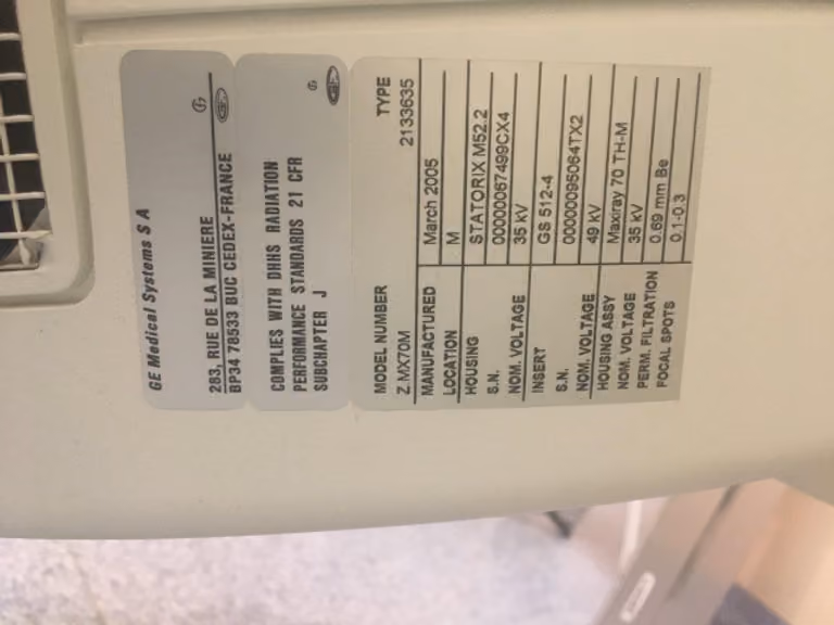2005 GE 800T Mammography machine, photo 5