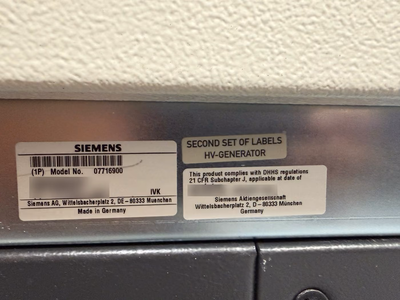 2012 Siemens Artis Zee Ceiling Mounted Angio Lab, photo 7