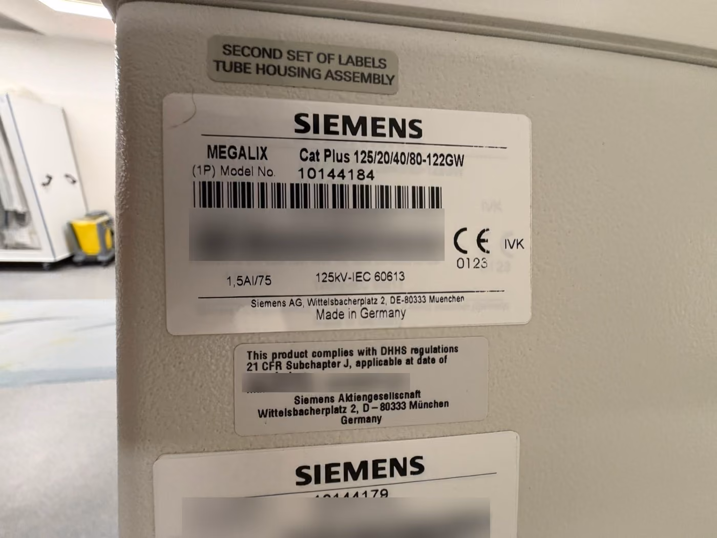 2012 Siemens Artis Zee Ceiling Mounted Angio Lab, photo 8