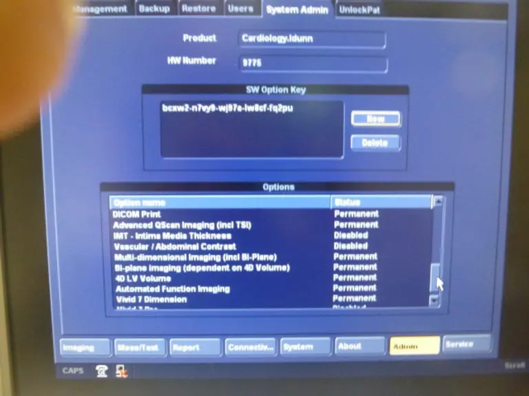 2008 GE Vivid 7 Dimension, photo 4